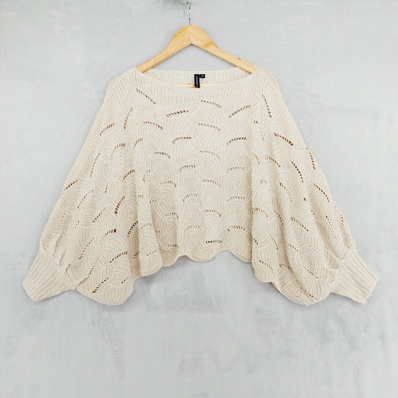 moon & madison Sweaters - Moon & Madison Pullover Poncho Sweater P6701